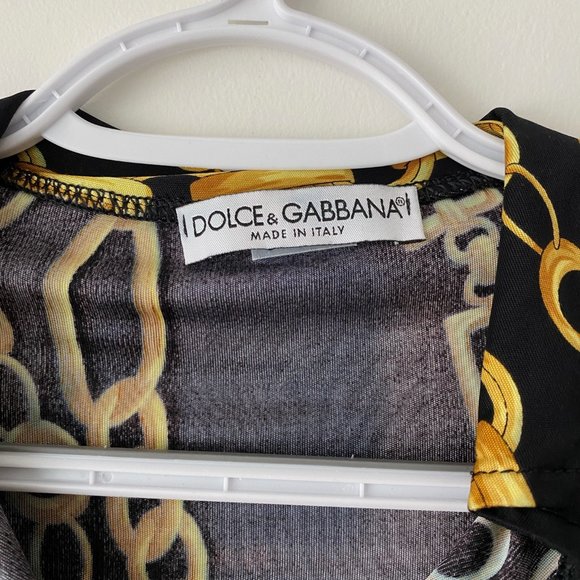 DOLCE & GABBANA Black Link Blouse - Picture 2 of 6
